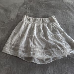 Hollister ultra high rise white skirt size Large